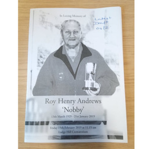 Photo of Roy Henry 'Nobby' ANDREWS